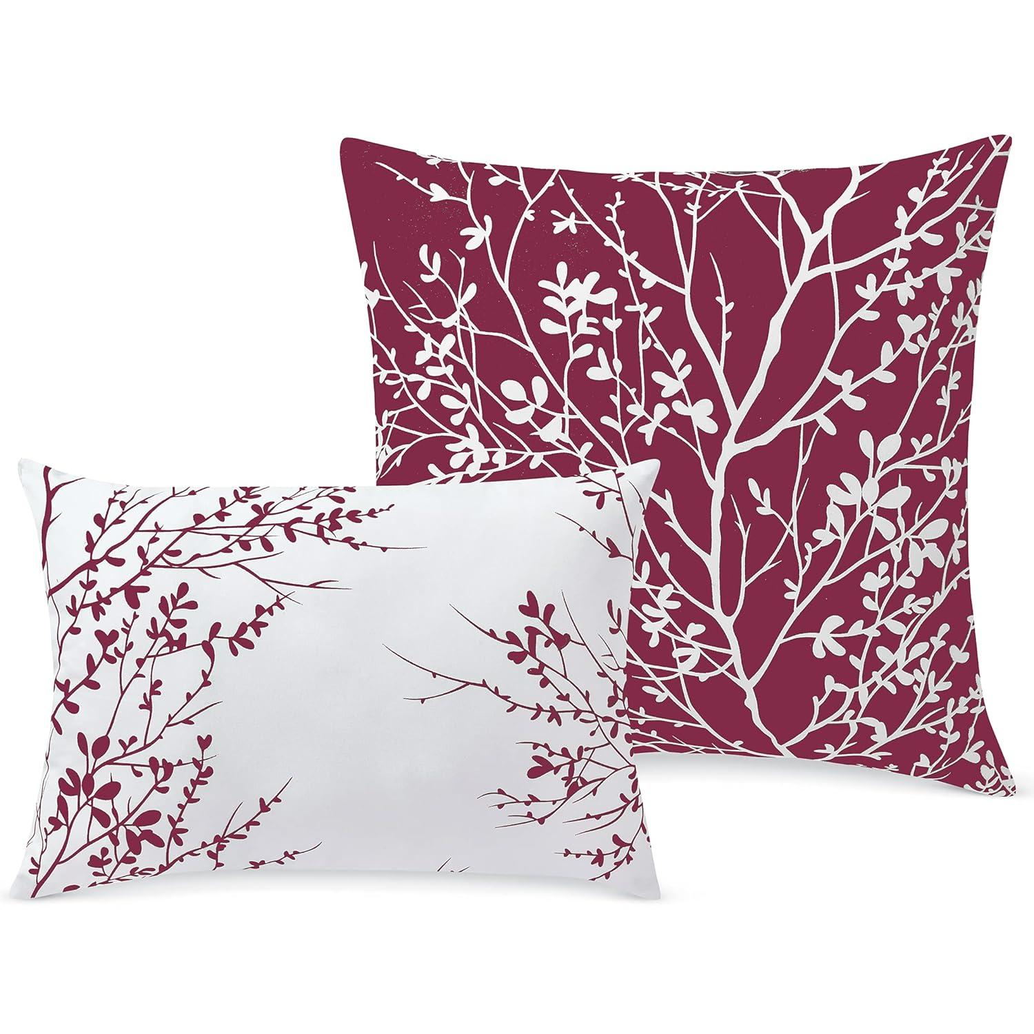 Spirit Linen 6-Piece Foliage Reversible Comforter Set