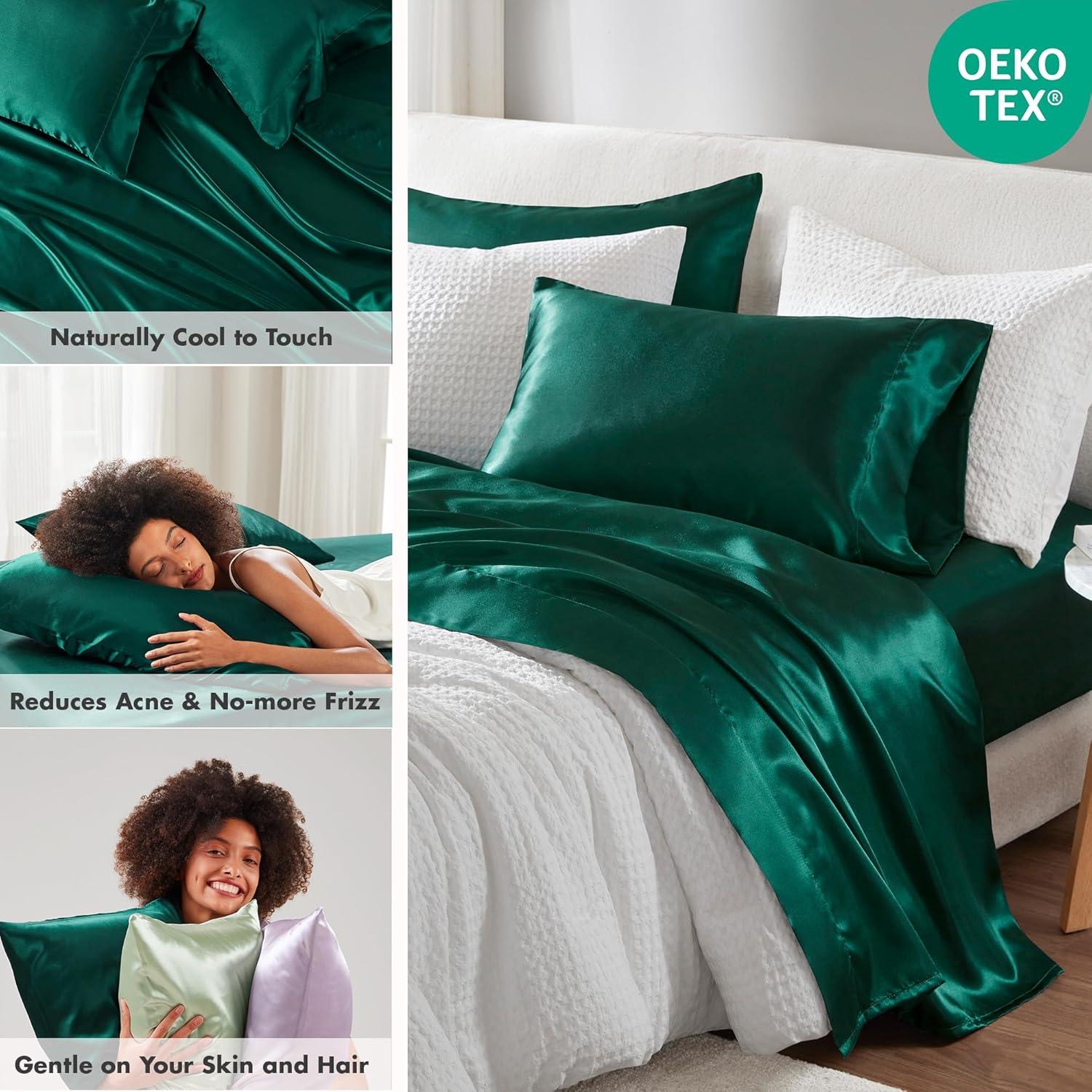 Madison Park Essentials Satin Luxury Sheet Set