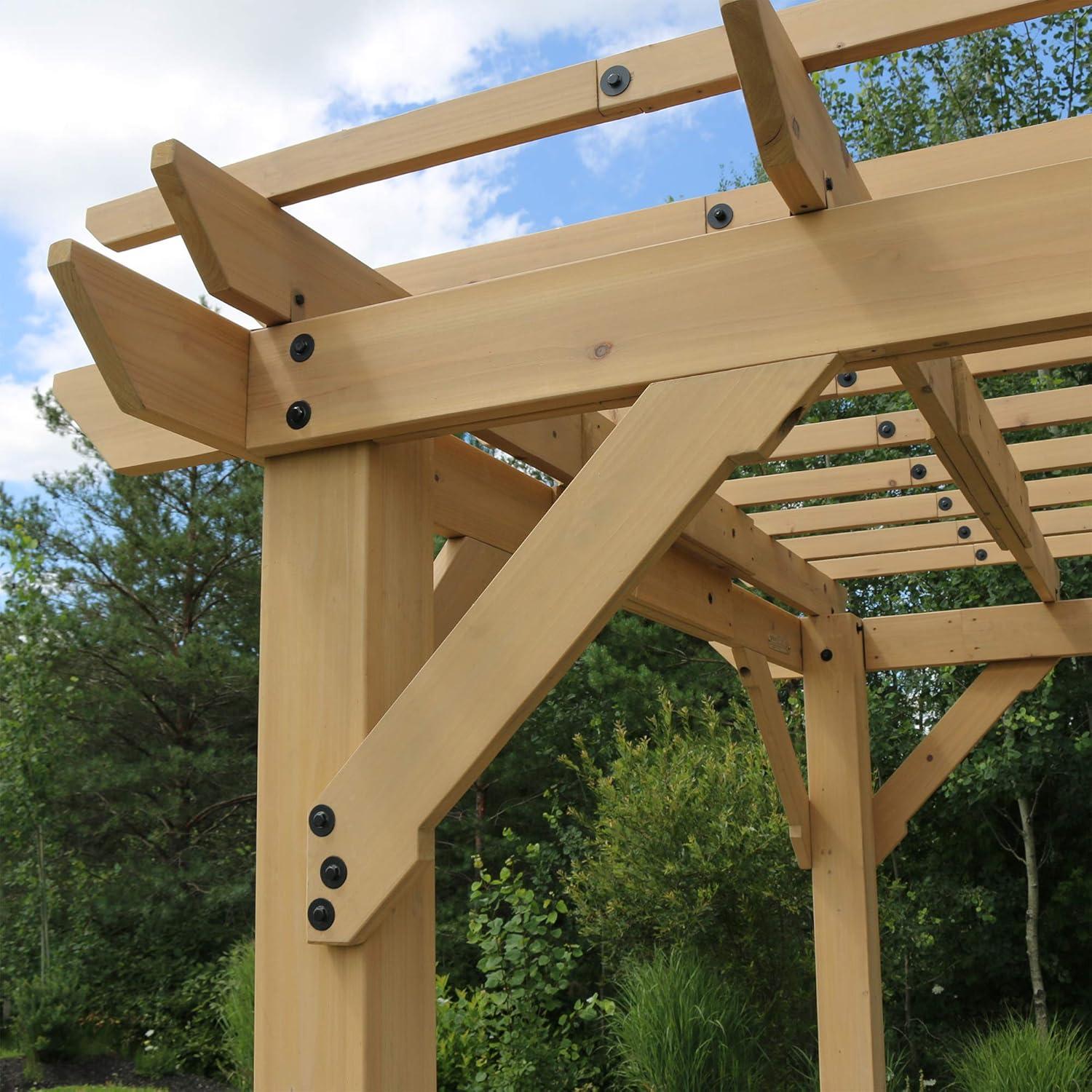 Yardistry 10' x 12' Meridian Cedar Pergola