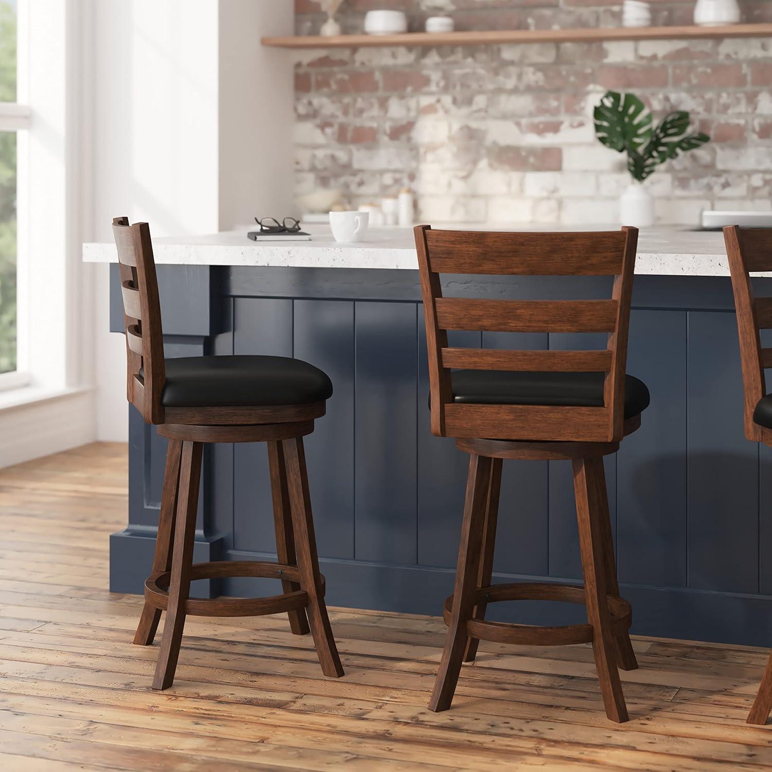 Taylor & Logan 38" Zayne Square Counter Height Barstool