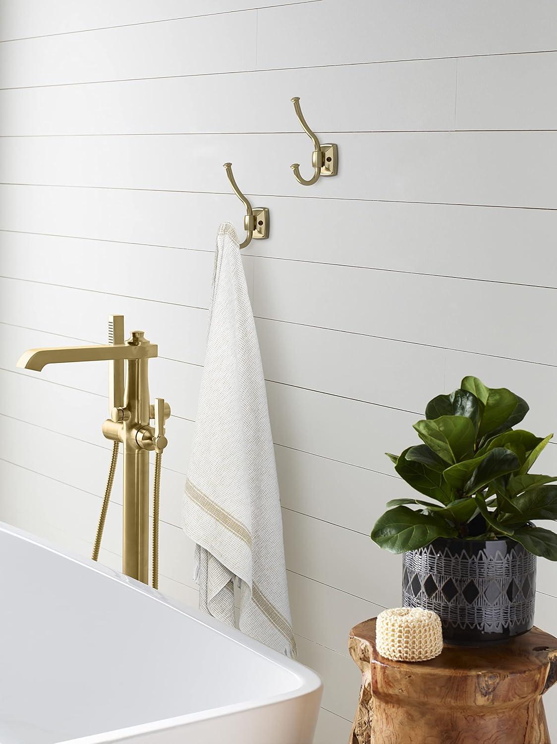 Kinsale Transitional Double Prong Decorative Wall Hook