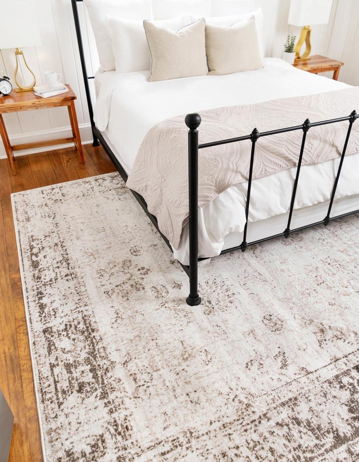 Unique Loom 8' 0 x 10' 0 Sofia Casino Orange Area Rug