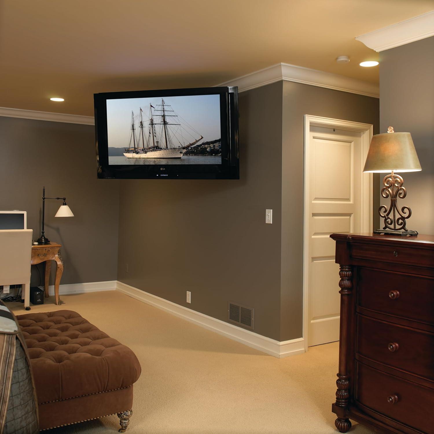 MILESTONE Large Flat Panel Swing Arm Wall Display Mount - 37" Extension