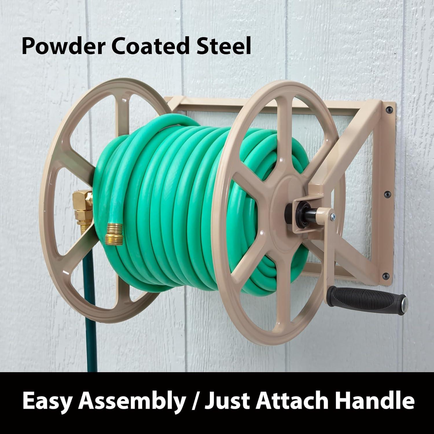 Liberty Garden 200' Stainless Steel 3 in 1 Hose Reel