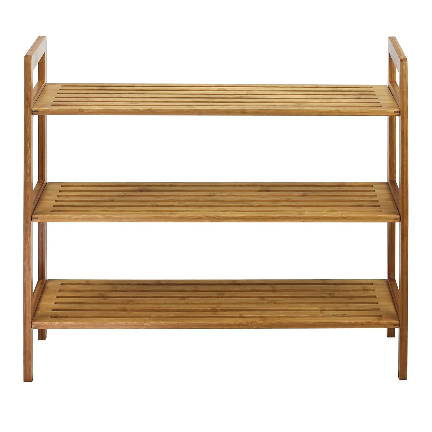 Symple Stuff 12 Pair Stackable Solid Wood Shoe Rack