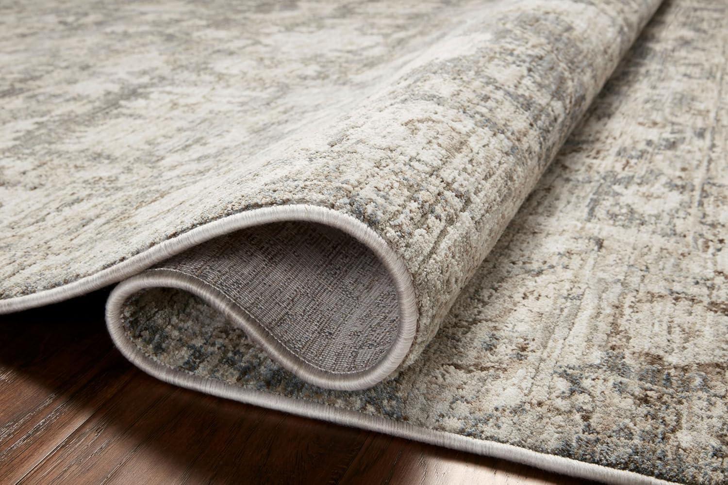 Honora Slate and Beige Vintage-Inspired Runner Rug 2'-7" x 8'-0"