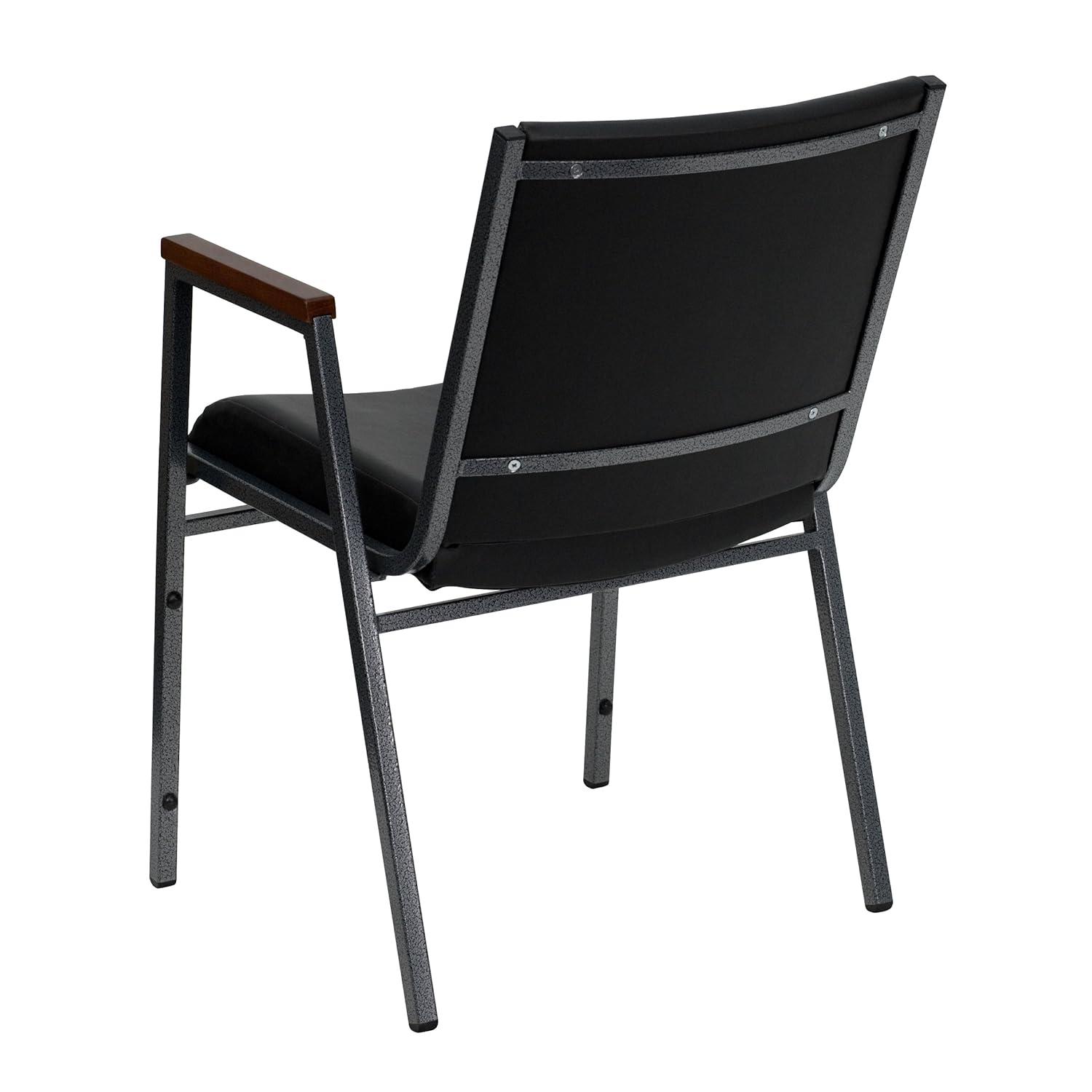 Flash Furniture Aliya Heavy Duty Stack Chair with Arms (Set of 4)