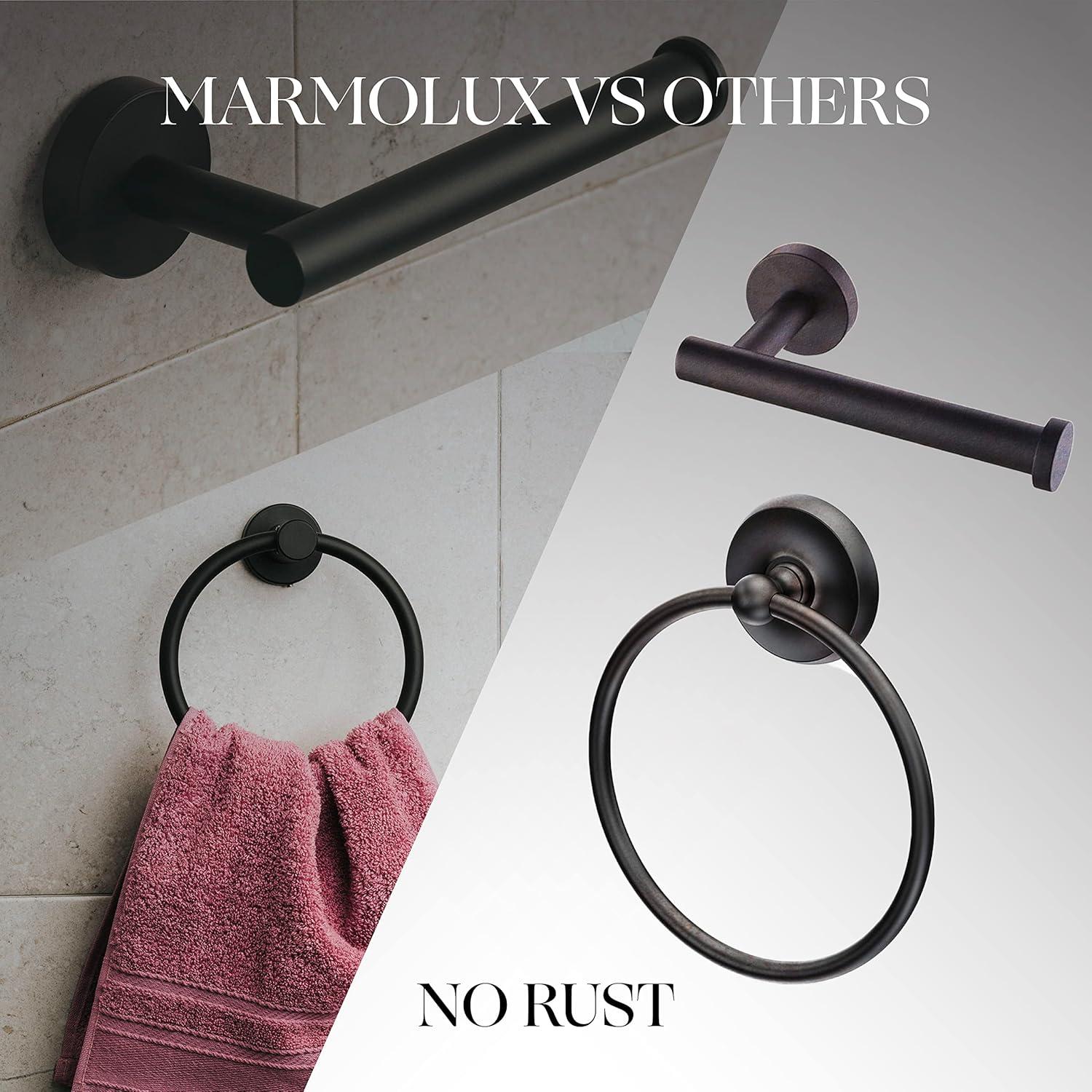 Marmolux Accessories 4 - Piece Bathroom Hardware Set S911-4BK