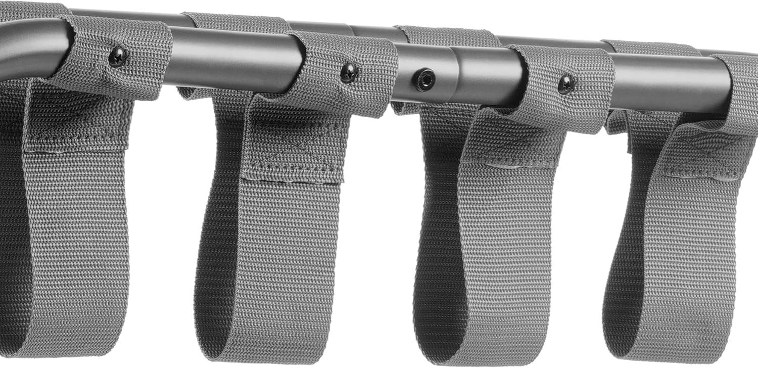 MEBROT Set Of 2, Foldable Suitcase Stands For Guest Room, Metal Luggage Holder With Storage Shelf For Bedroom, Hotel, Easy Assemble