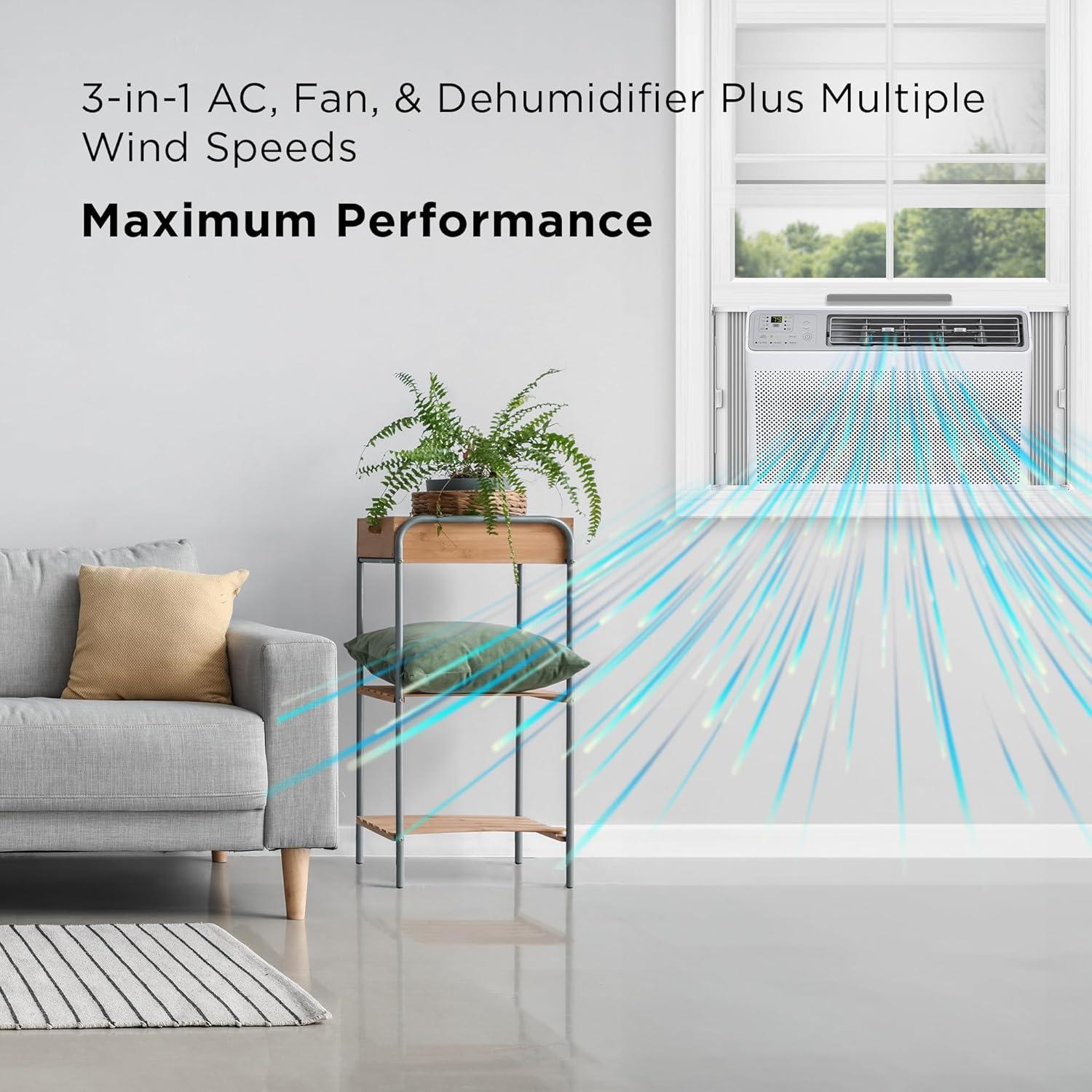 TCL TCL 8000 BTU Wi-Fi Connected Window Air Conditioner with Remote Included