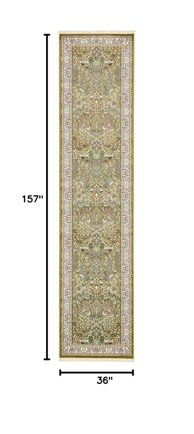 Narenj Bristol Green 3' 0 x 13' 0 Runner Rug