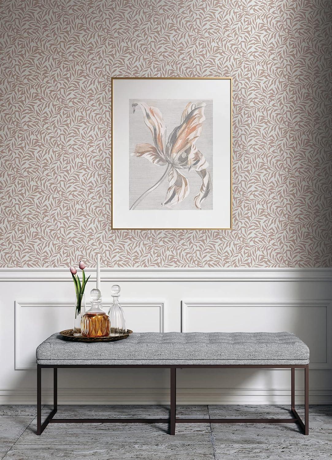NuWallpaper Terracotta Wisley Peel & Stick Wallpaper