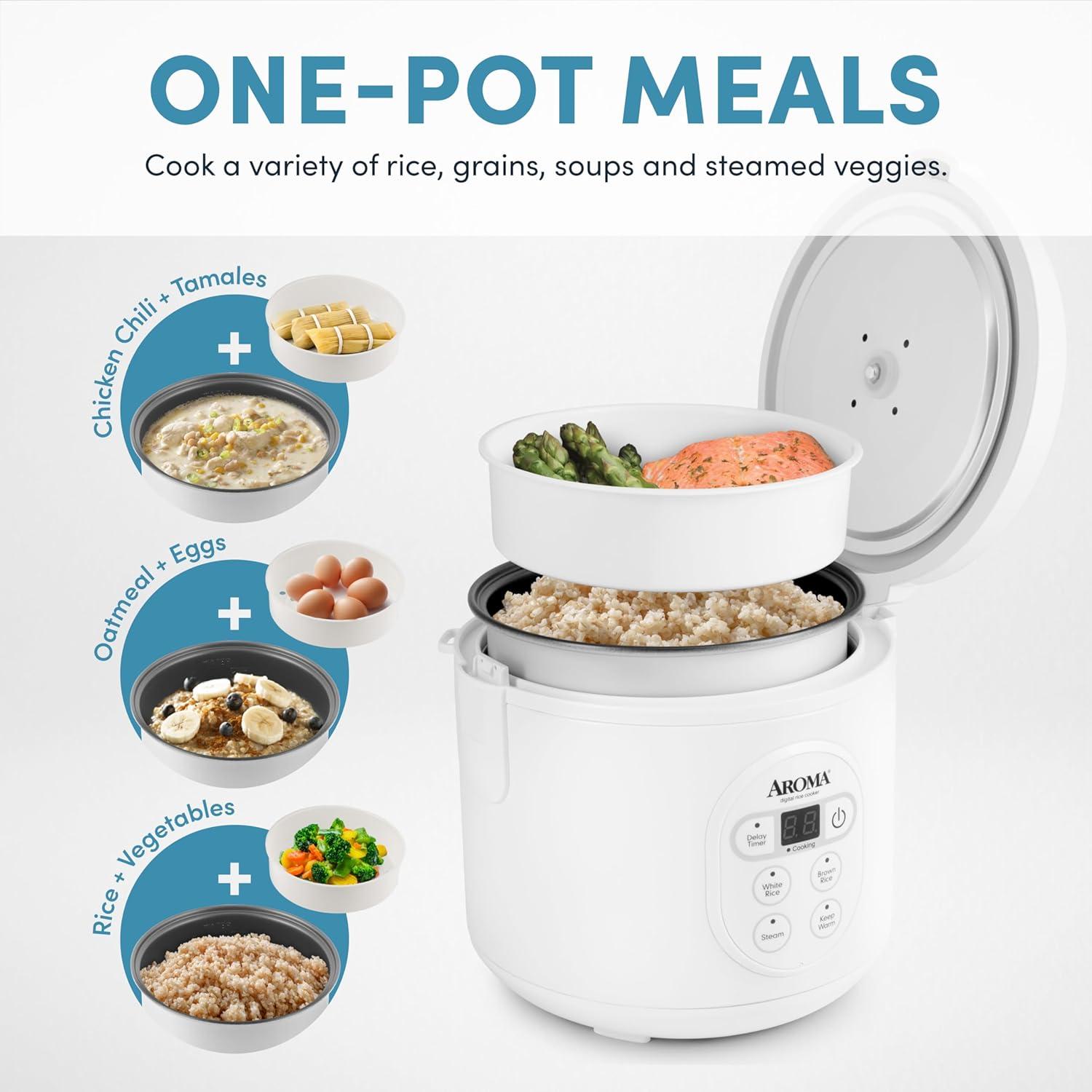 Aroma Aroma 8 Cup Cool-Touch Rice Cooker