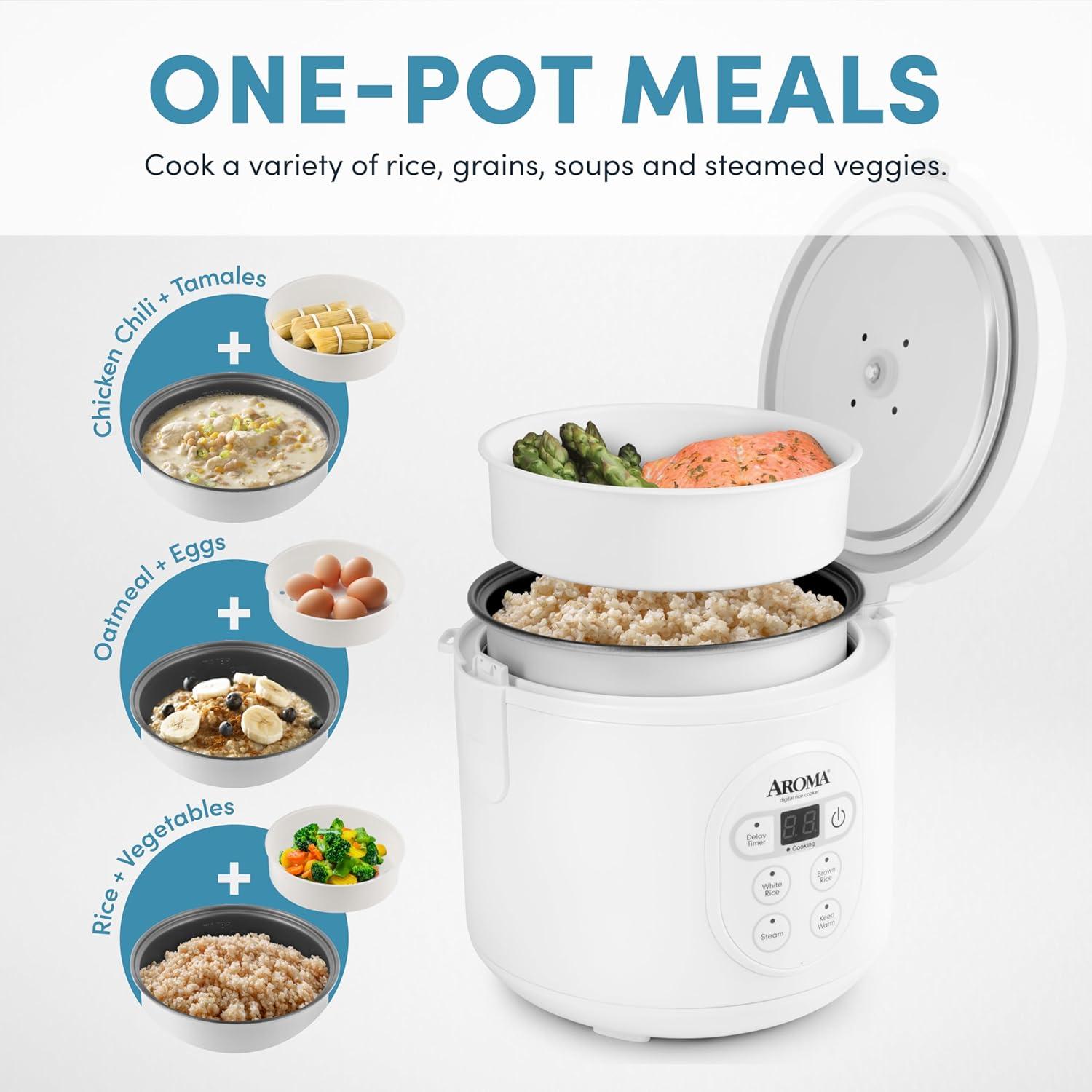 Aroma Aroma 8 Cup Cool-Touch Rice Cooker