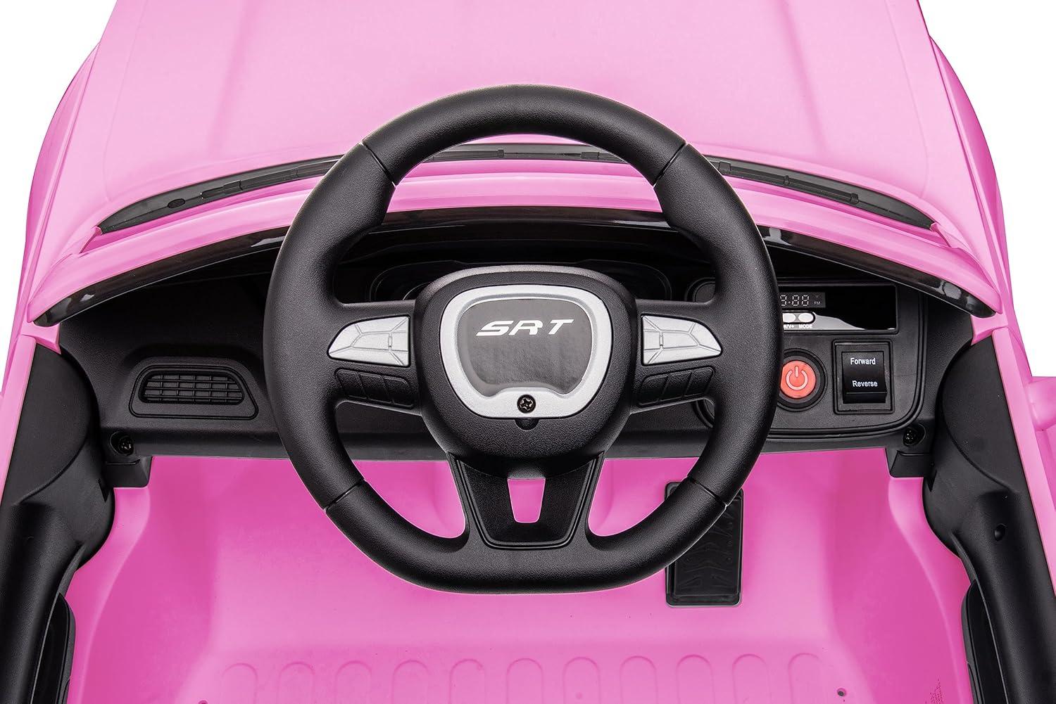 Best Ride On Cars DODGE Challenger 12V Pink