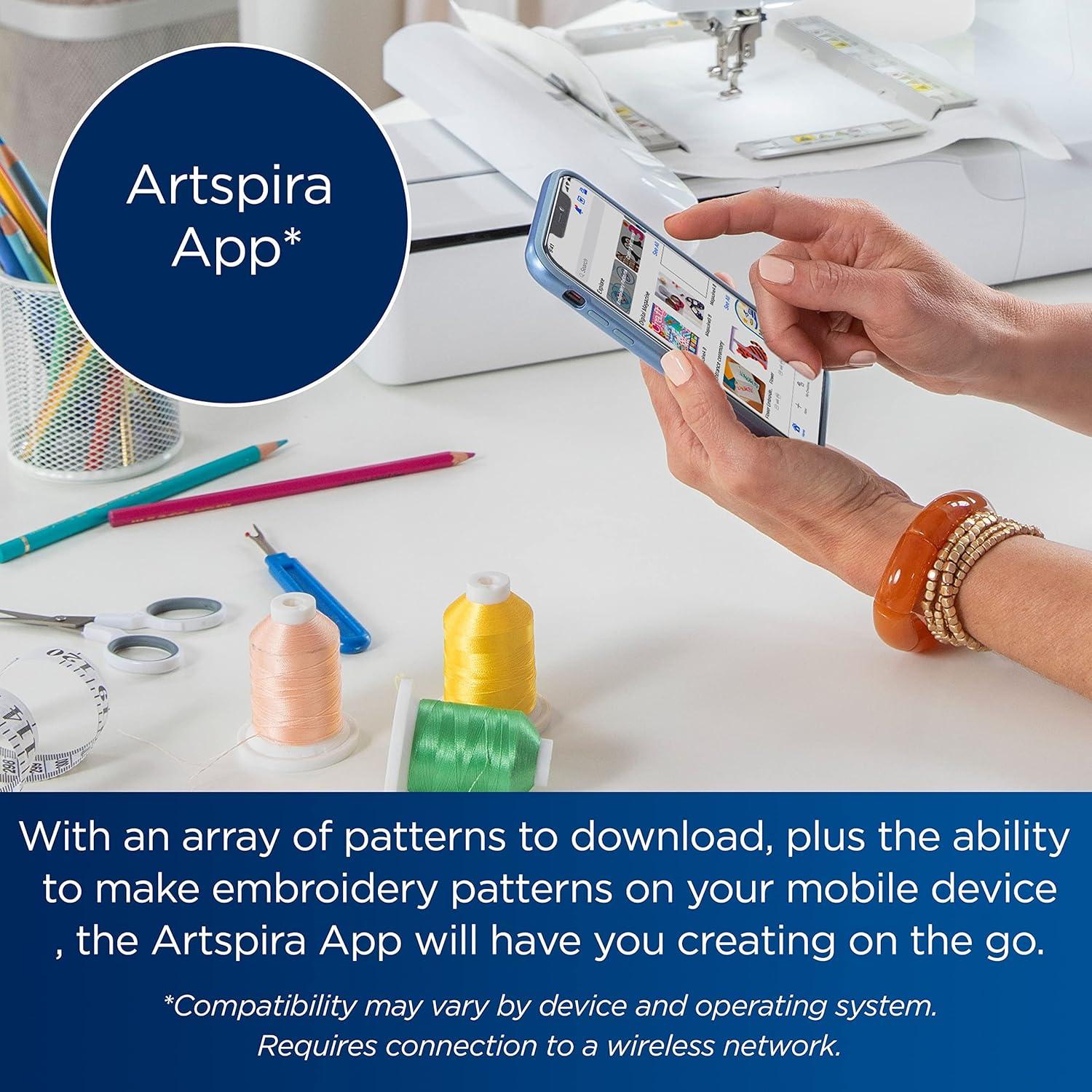 Brother NQ3550W 10" x 6" Computerized Sewing and Embroidery Machine