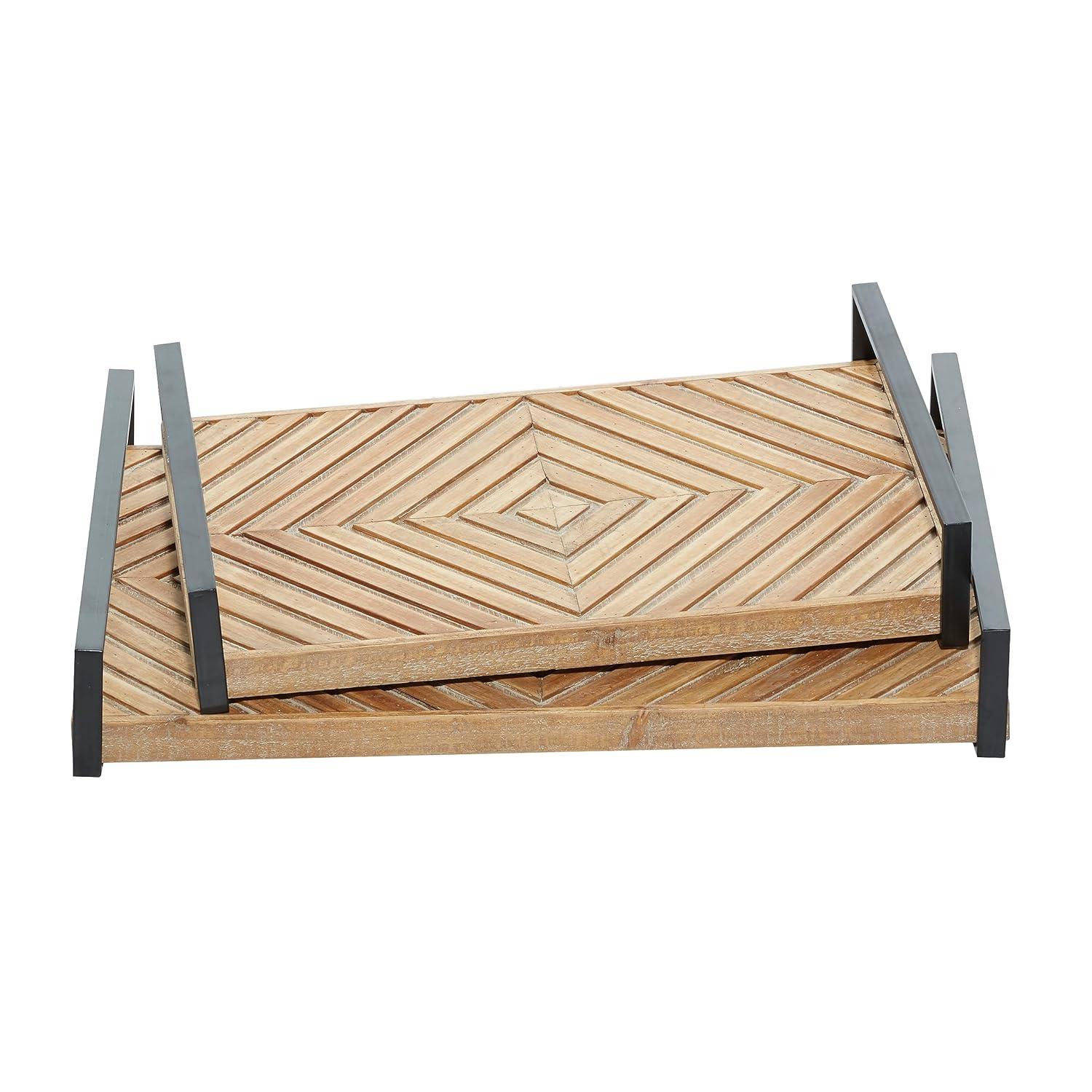 Novogratz Metal Tray - Set of 2