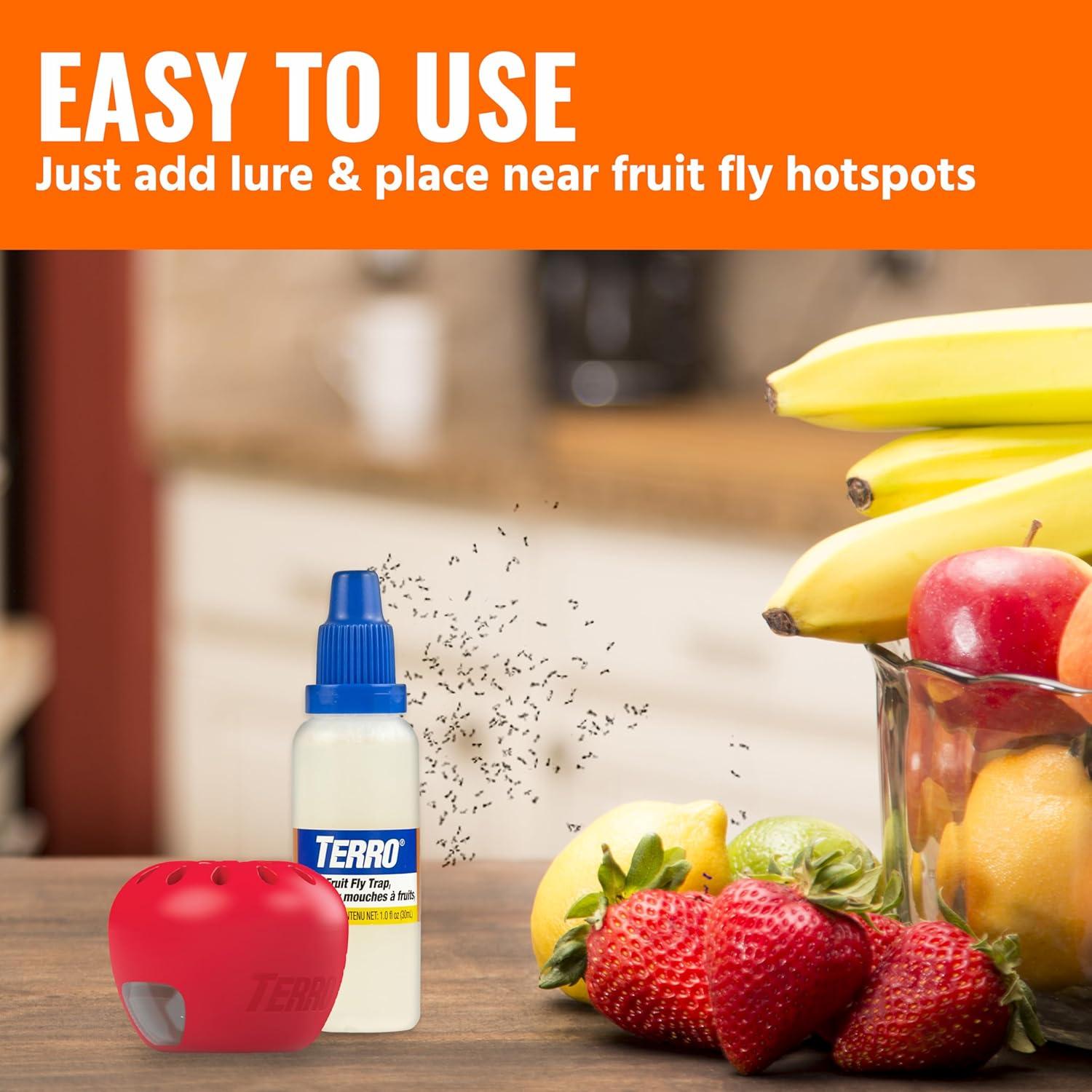 Terro Fruit Fly Trap, 6 Pack