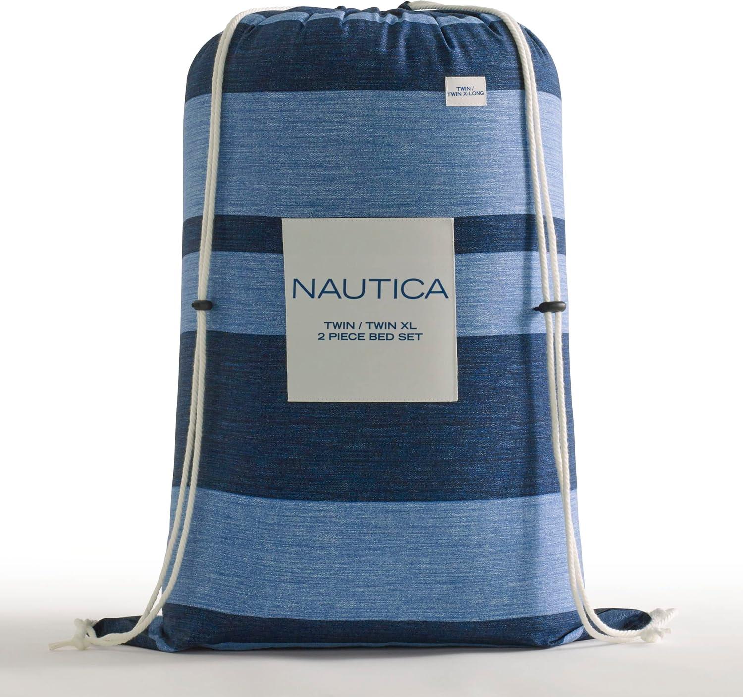 Nautica Nautica Longpoint Navy Reversible Cotton Comforter Set