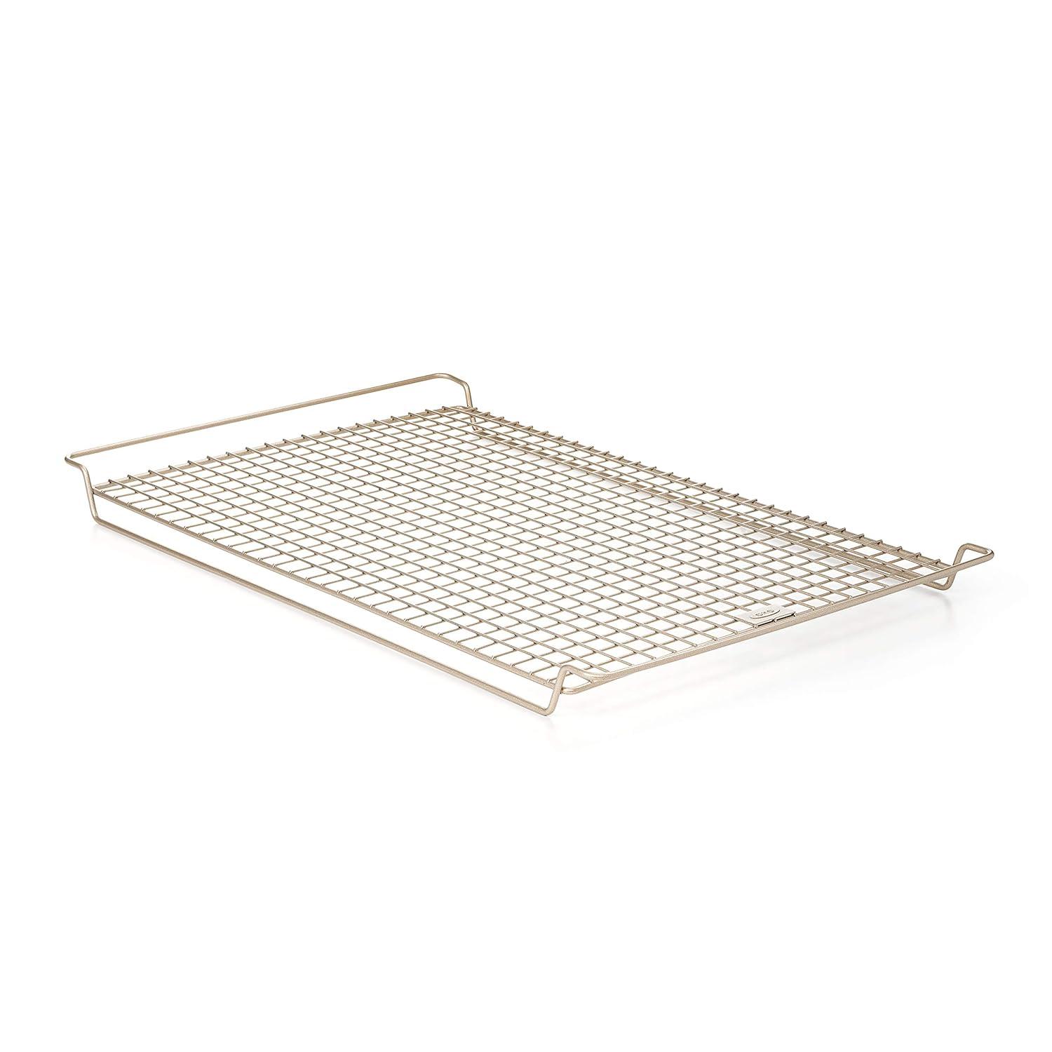 Rectangular Non-Stick Metal Cooling and Baking Rack