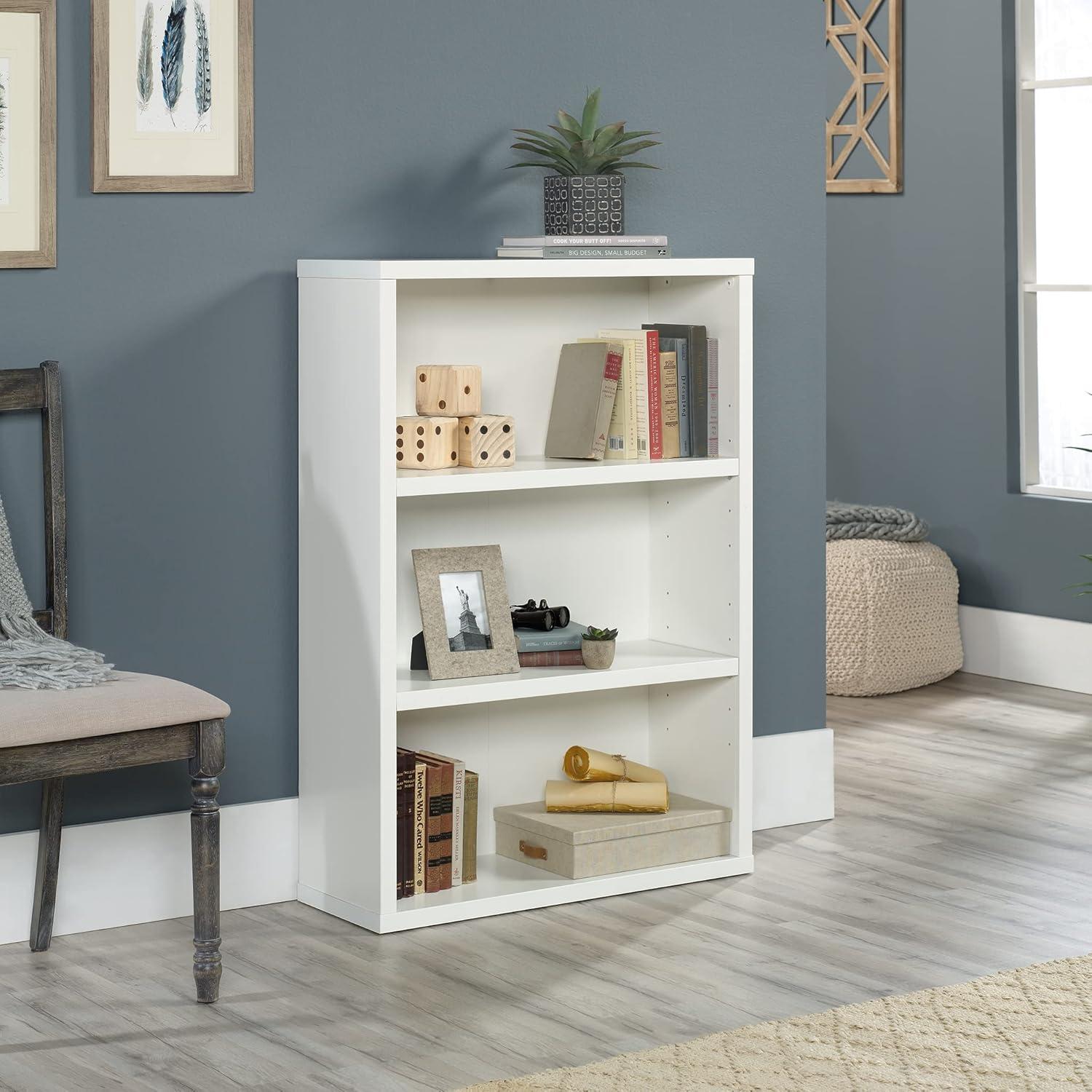 Sauder 3-Shelf Bookcase, Raven Oak Finish