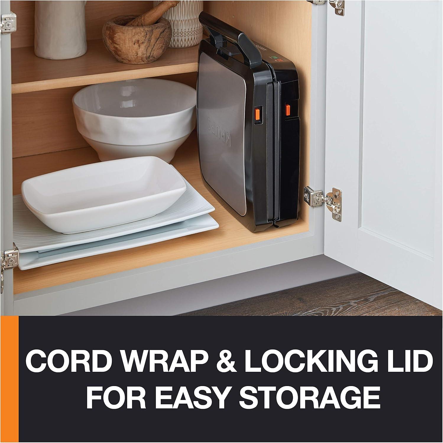 Krups 4 Slice Belgian Waffle Maker