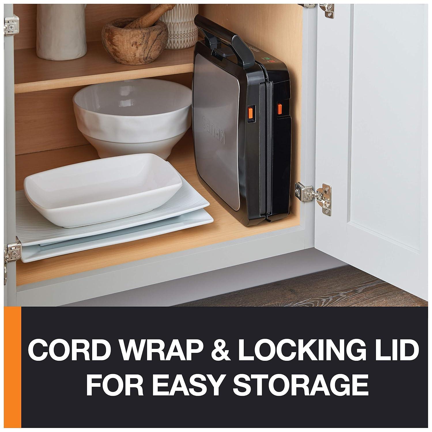 Krups 4 Slice Belgian Waffle Maker