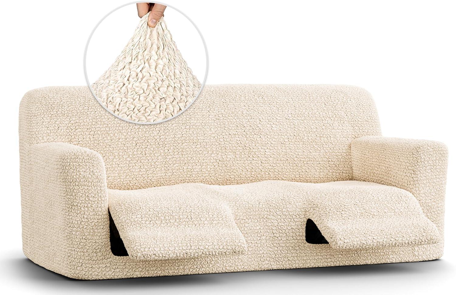 Stretchy Slipcover for Recliner Sofa - Easy to Clean & Durable - Microfibra Collection