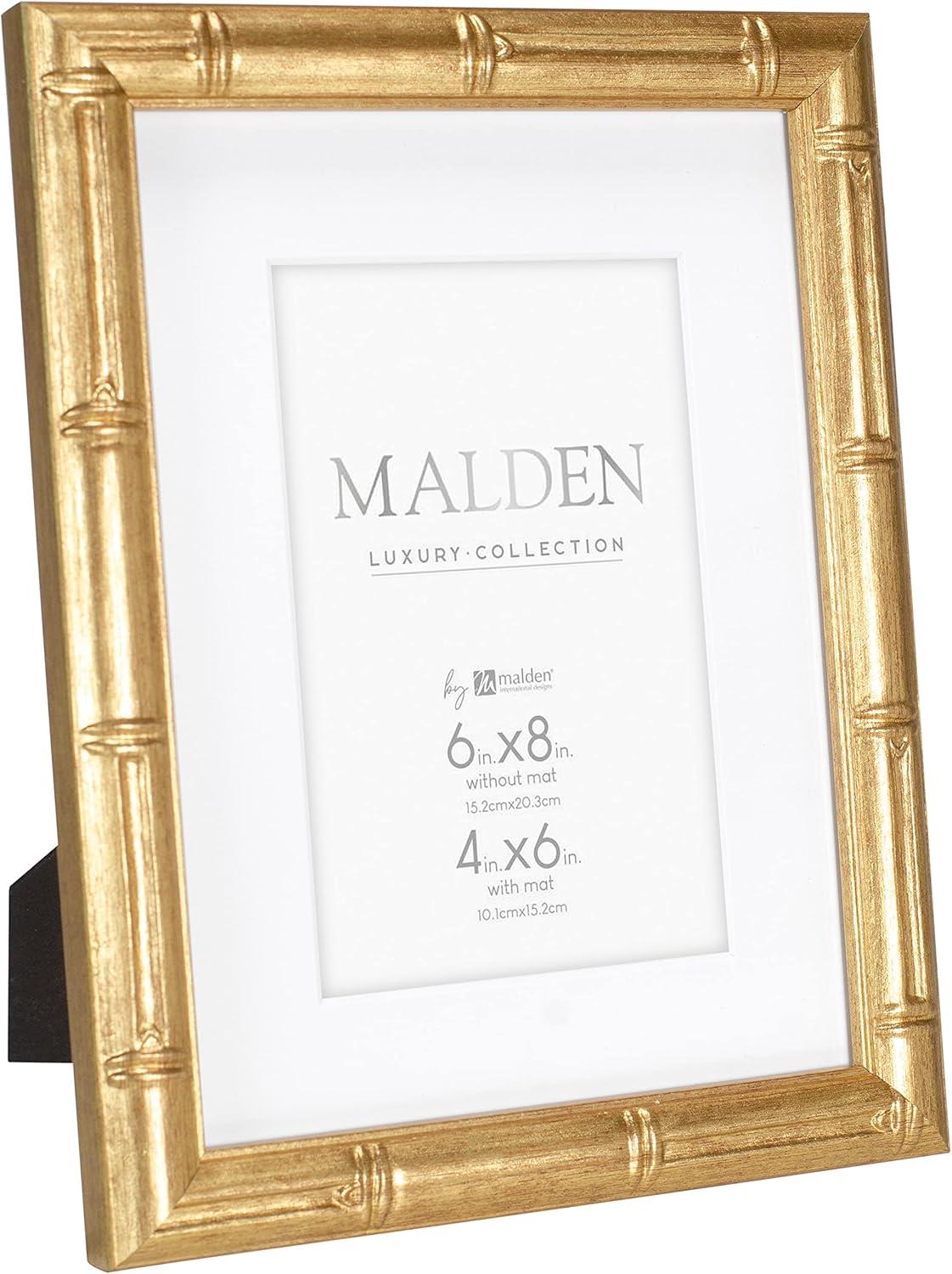 Malden Gold Picture Frame with Mat