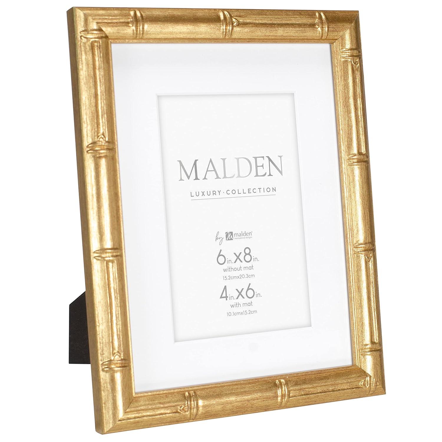 Malden Gold Picture Frame with Mat