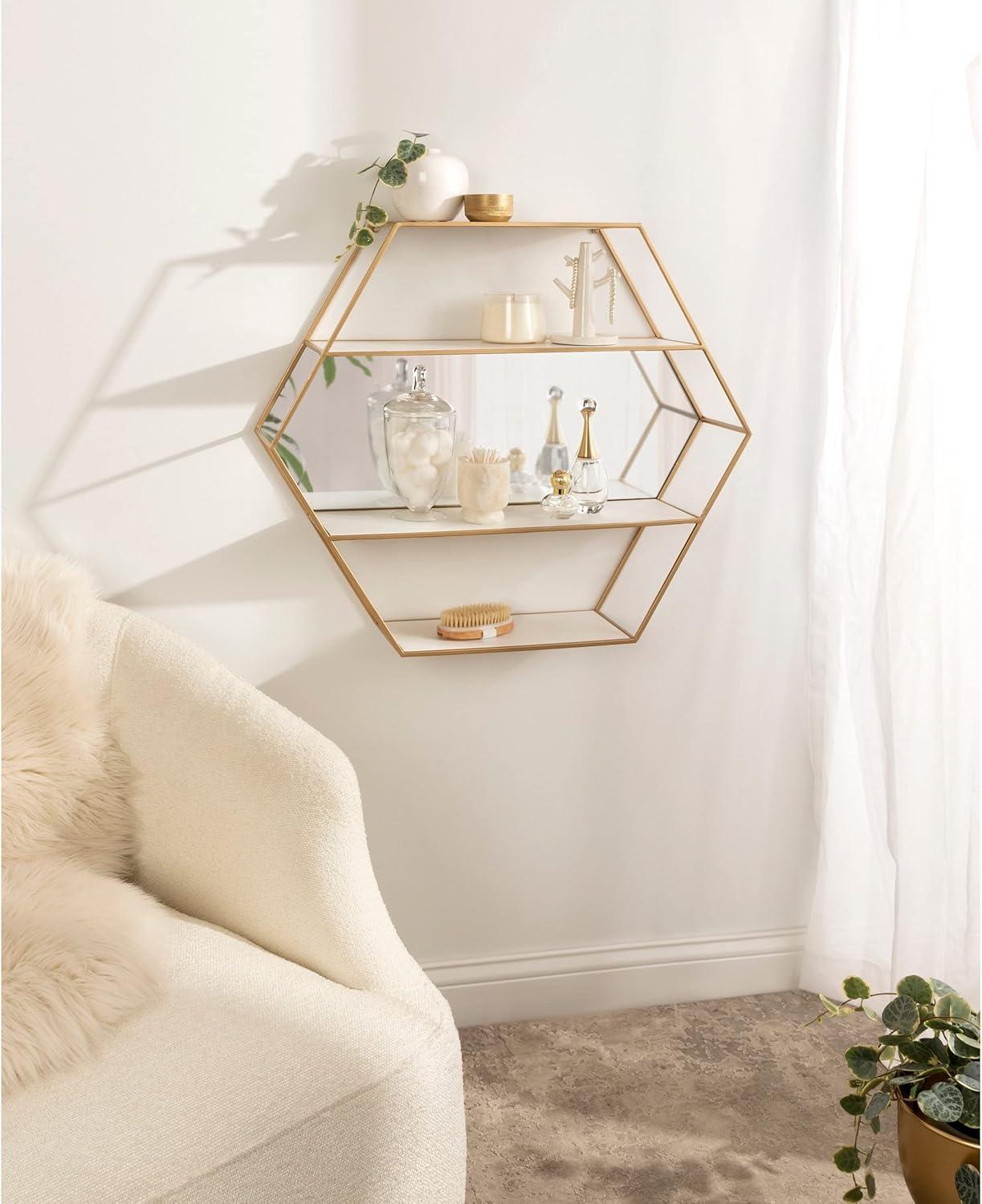 Celestia 3 Piece Hexagon Accent Shelf