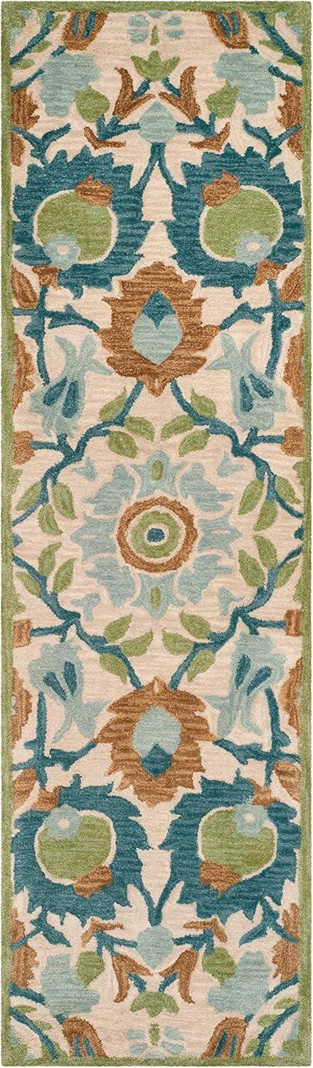 Hand Tufted Wool Floral Rug