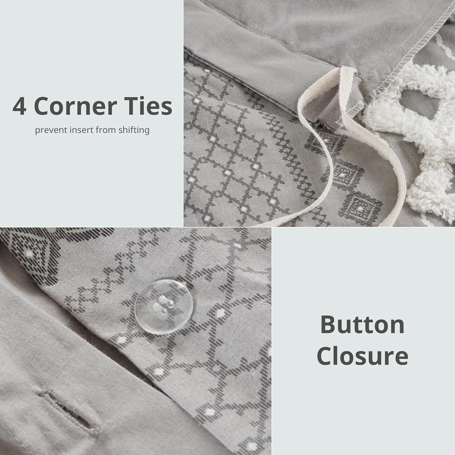 INK+IVY Imani Cotton Printed Duvet Cover Set