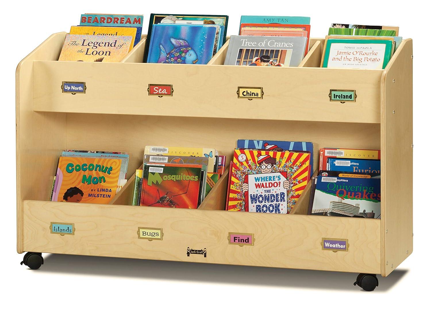 Jonti-Craft Jonti-Craft® Mobile 8-Section Book Organizer