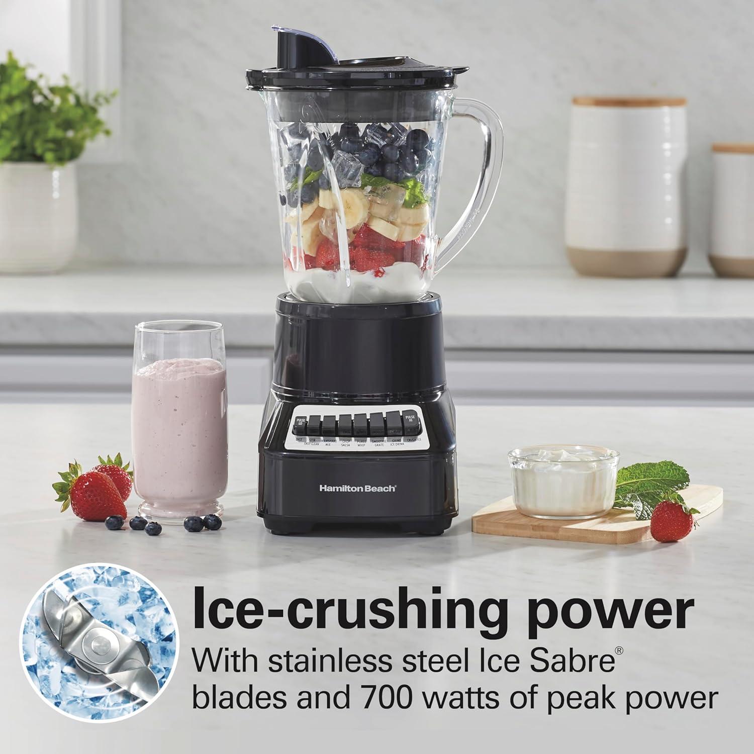 Hamilton Beach Hamilton Beach® Wave Crusher® Multi-Function Blender 40 oz. Glass Jar