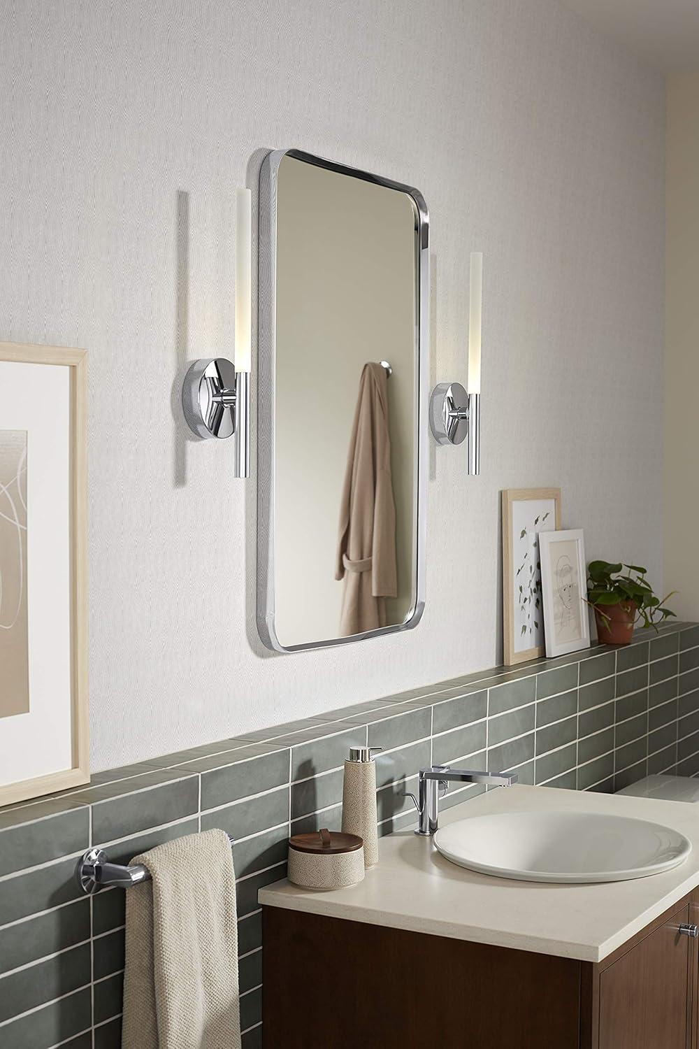 KOHLER Essential Rectangular Wall Mirror, Bathroom / Vanity Mirror with Frame