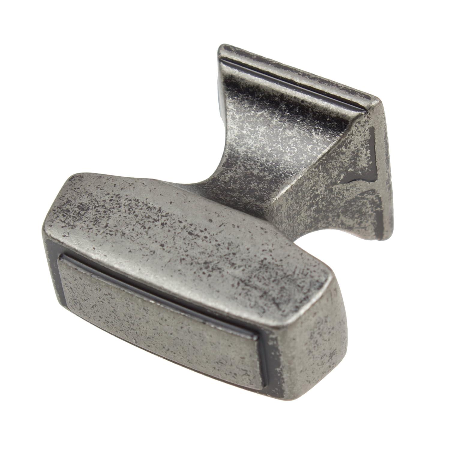 GlideRite Hardware Deco 1 1/8" Length Bar Knob Multipack (Set of 10)