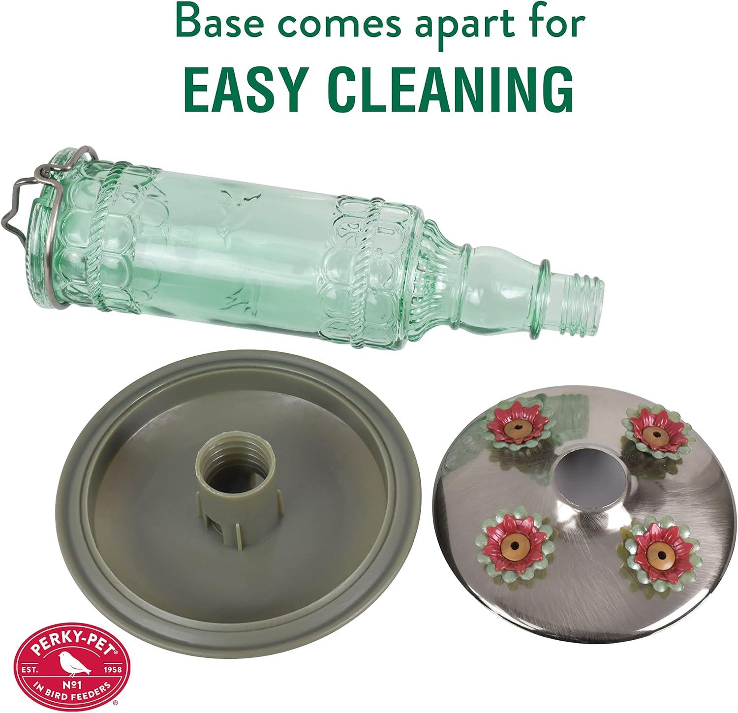 Woodstream Glass Hanging Soda Bottle Feeder
