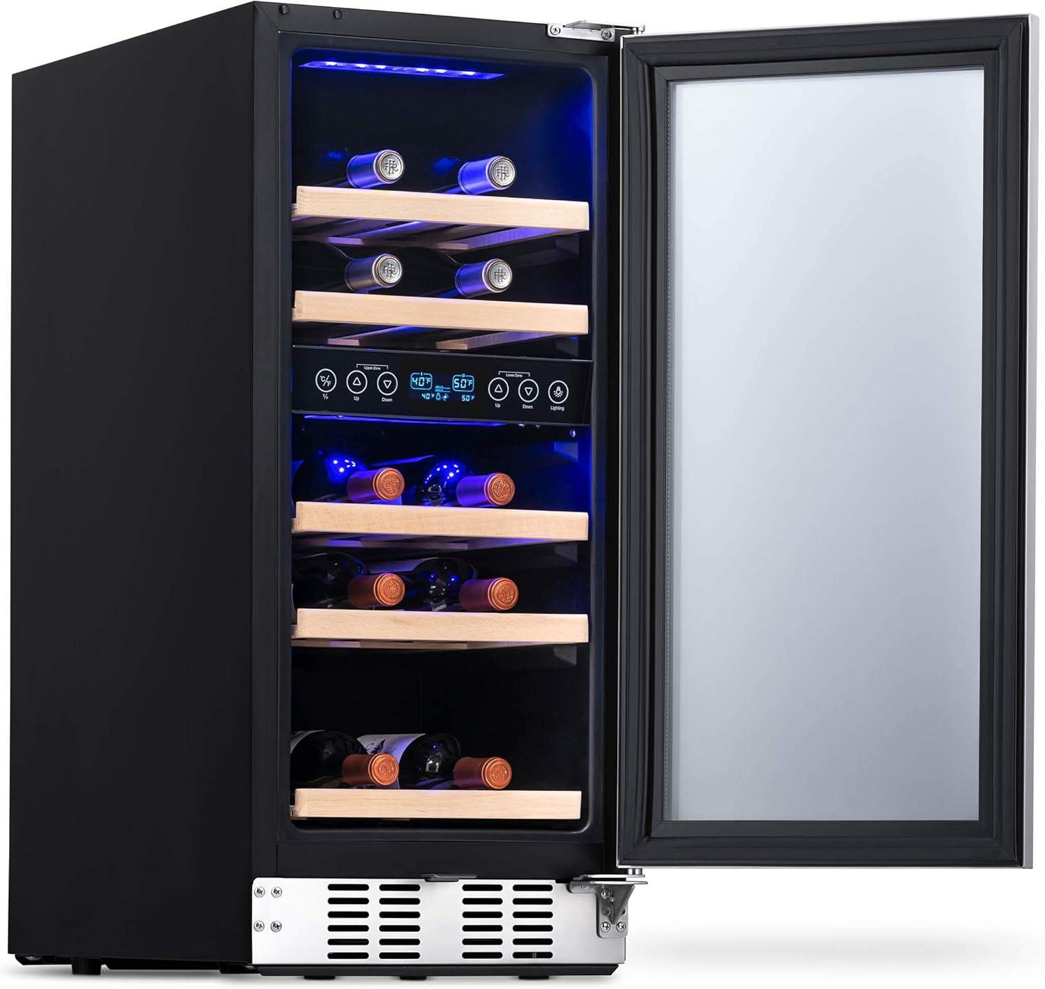 29 Bottle Dual Zone Built-In Wine Refrigerator