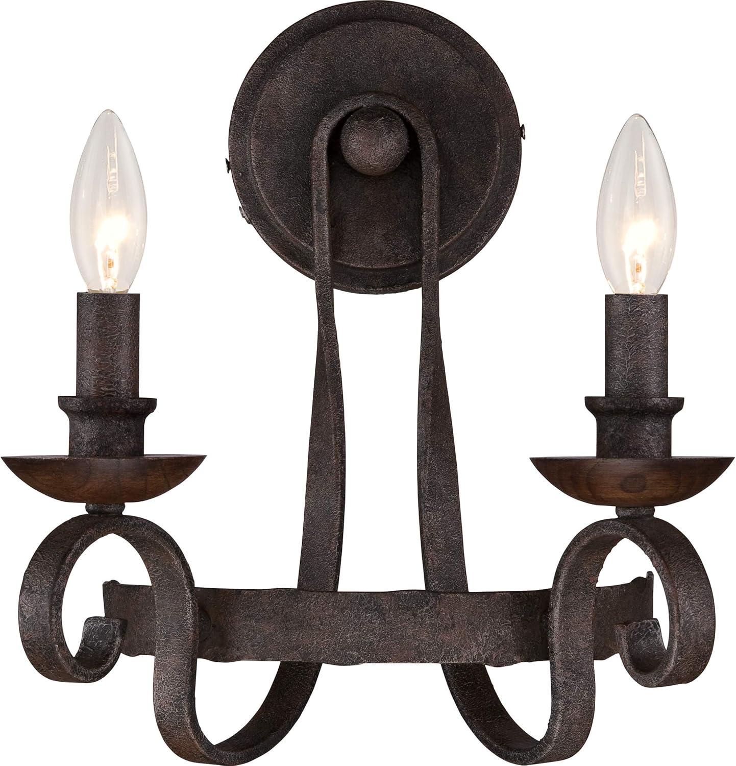 Quoizel Lighting Noble 2 - Light Sconce in  Rustic Black