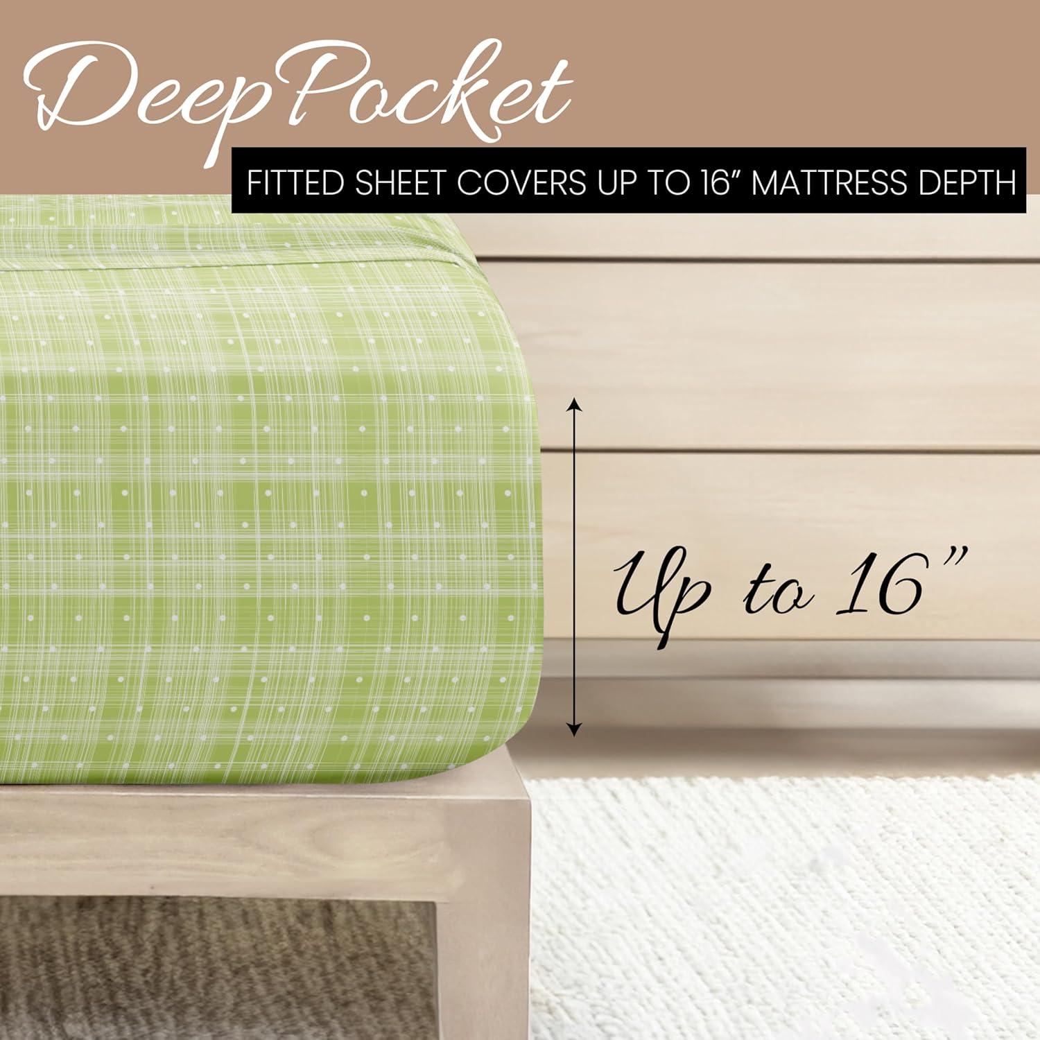Becky Cameron™ Polka Dot Pattern Microfiber Sheet Set
