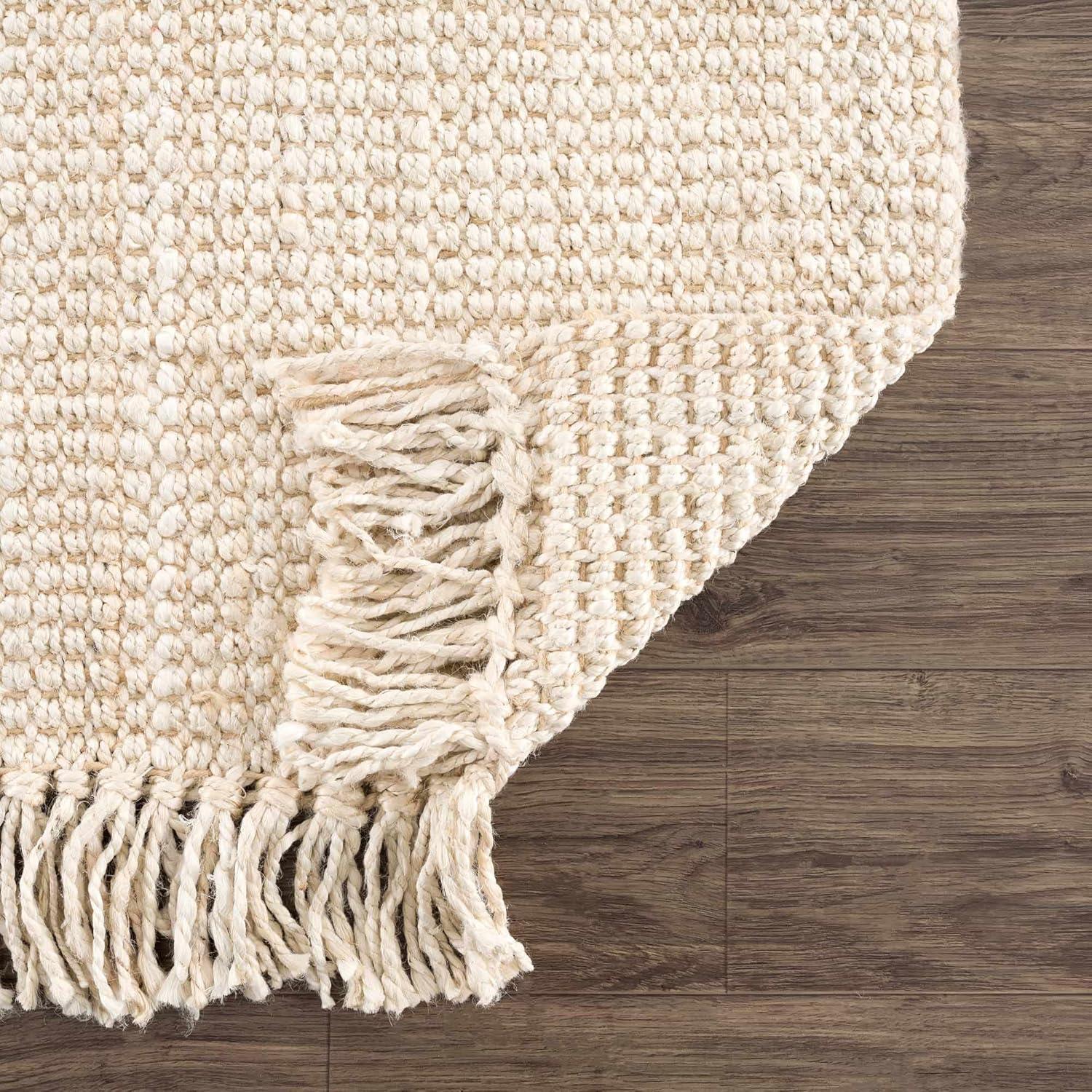 Hauteloom Moncton Handmade Jute/Sisal Beige Area Rug