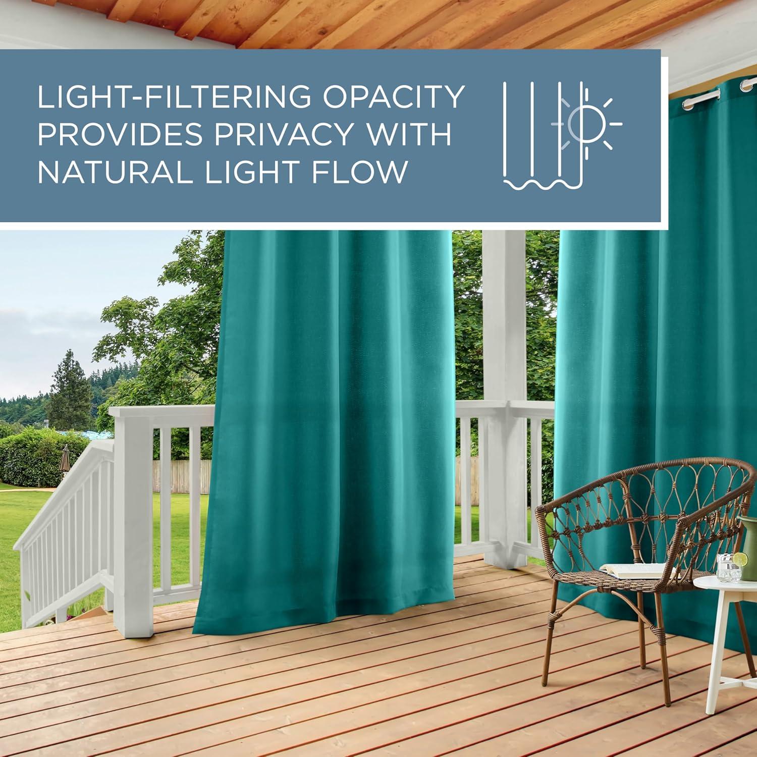 Cabana Solid Heavyweight Indoor Outdoor Curtains