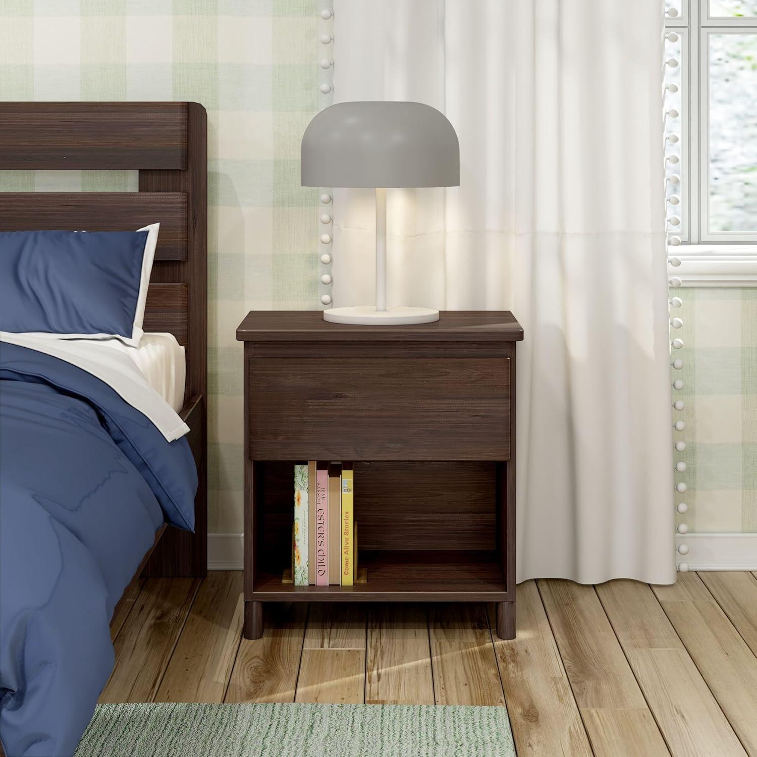 Kathryn 1 Drawer Solid Wood Nightstand