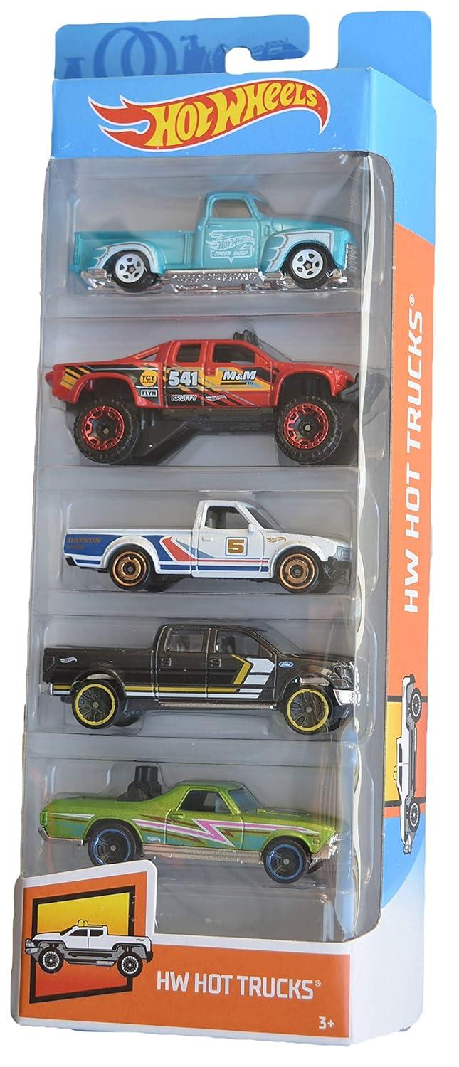 Hot Wheels Diecast  Cars -  5pk (Colors May Vary)
