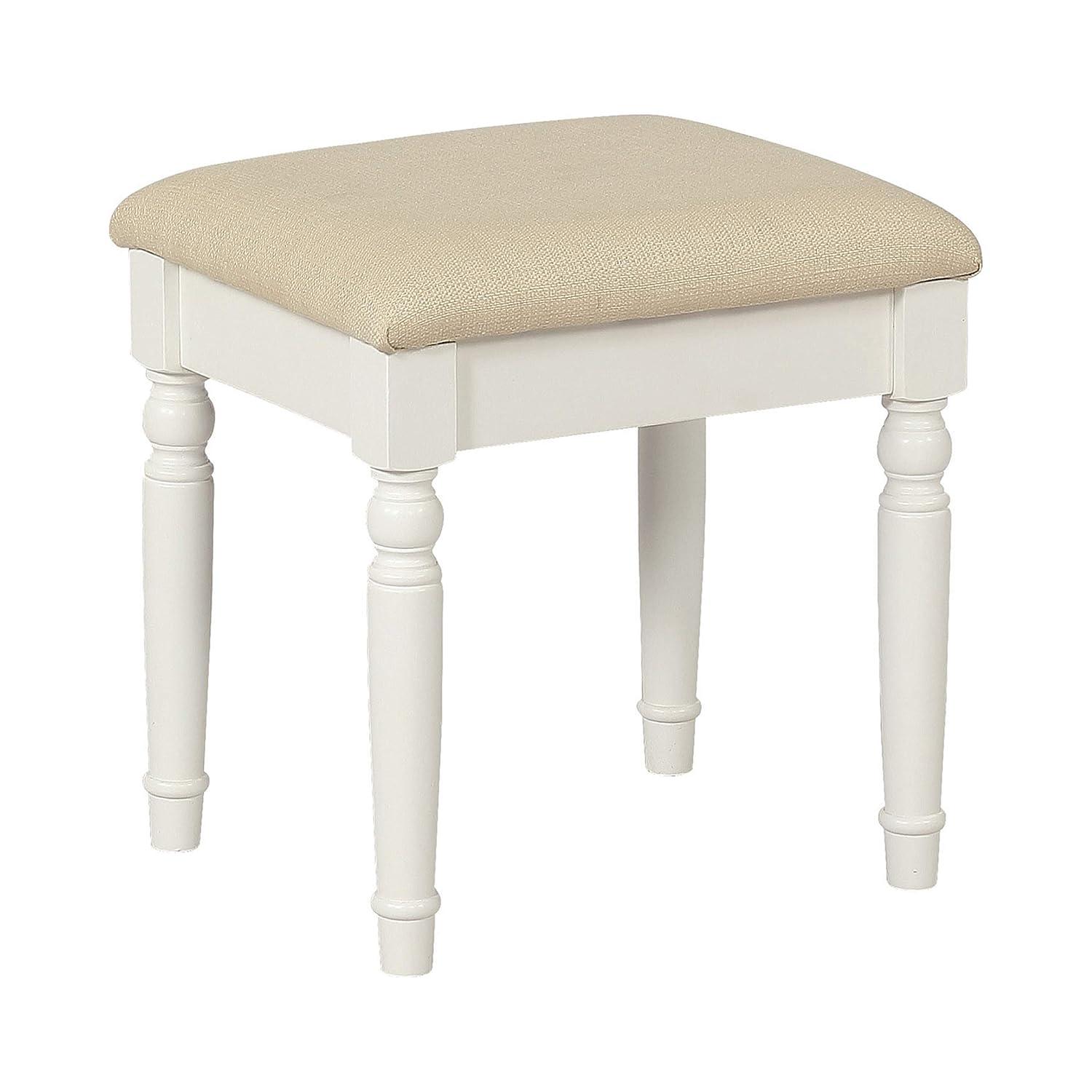 2-piece Vanity Set White and Beige