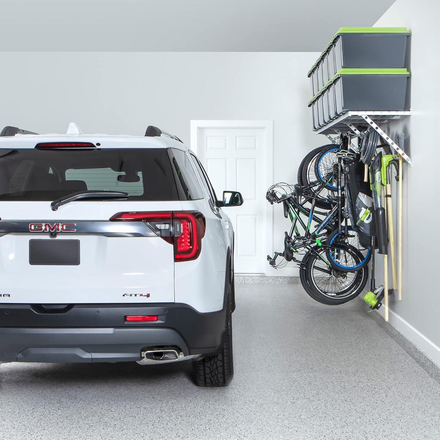 Garage Essentials 96" Adjustable Heavy-Duty Shelf Kit with Hooks