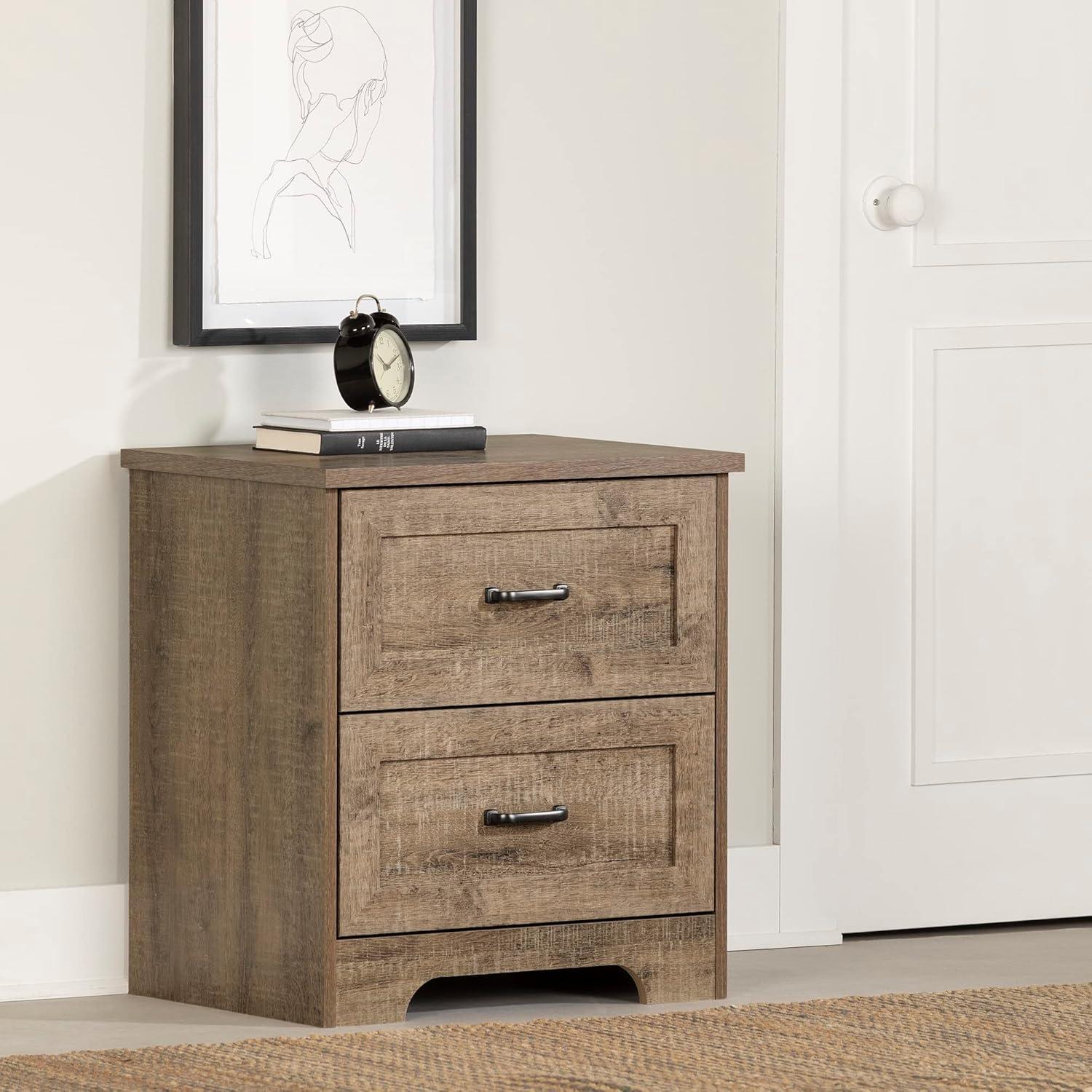 Prairie 2-Drawer Nightstand