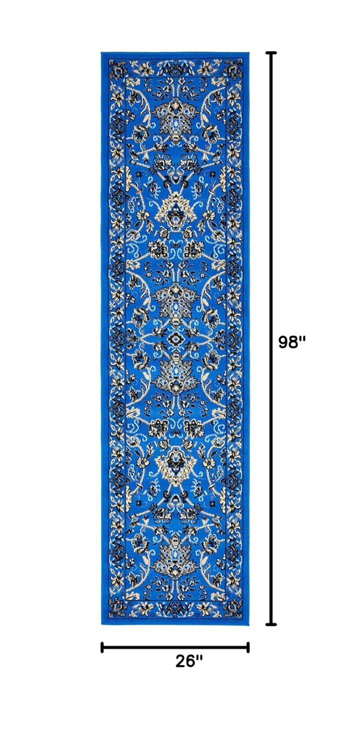 Unique Loom 2' 2 x 8' 2 Sialk Hill Washington Black Area Rug
