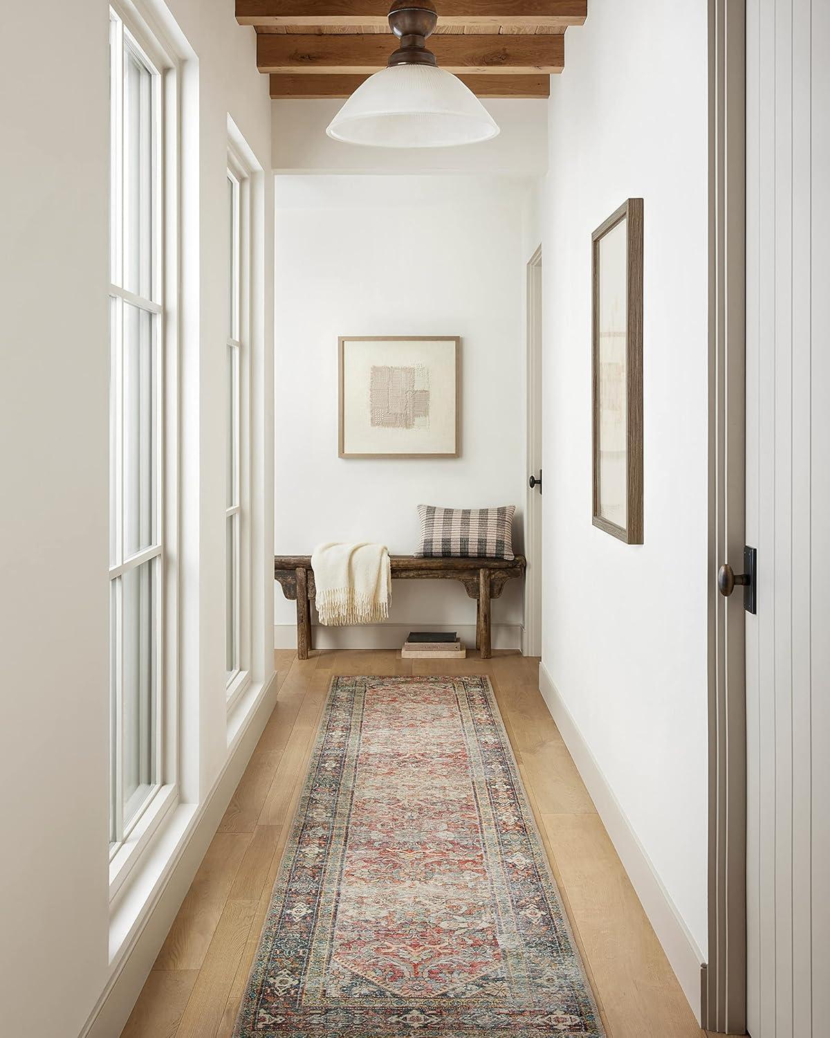 Amber Lewis x Loloi Amber Lewis x Loloi Georgie Red / Navy Area Rug